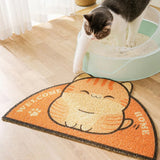 Pet Cat Litter Mat PVC Feeding Drinking Bowl Pads Cat Litter Trapping Pet Litter Box Mat Clean Pad Products For Cats Accessories
