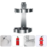 1pc Wall Mounted Fire Extinguisher Hanger Iron Fire Extinguisher Rack for Home