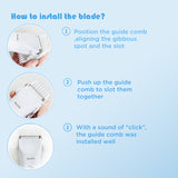 Baby Hair Trimmer Profession Safety Mute Waterproof Kids Hair Clipper USB Charging Automatic Gather Baby Sleep Haircut Home-Use