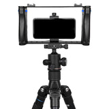 Dual Handle Grips Smartphone Stabilizer Handheld Portable Metal Phone Camera Cage Stabilizer Rig