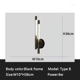 Modern Led Wall Light Gold&Black Sconce Wall Lamp Bedside Light For Living room Dining room Bedroom Copper Lamp Wall Led Lamp 6W