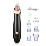 Mini Handheld Electric Facial Vacuum Suction Rechargeable Pore Cleaner Face Cleansing Blackhead Removal Acne Treatment