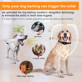 Anti Bark Dog Collar IP67 No Barking AutoTraining Collar For Dogs Electric Shock Vibration Beep Rechargeable Pet Dog Accessories