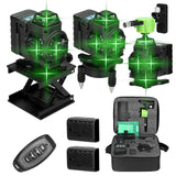 16 Lines Laser Level 3° Self-leveling Function Leveling Tool Omnidirectional Ground Wall Sticker Home Improvement Tools Set