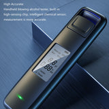 Breathalyzer Non-Contact Alcohol Tester  USB Rechargeable Breath Detector with Digital LED Screen Three Levels Indicator
