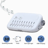 White Noise Machine USB Rechargeable White Noise Sound Machine Timed Baby Sleeping Monitors Baby Noise Machine White Noise Toy