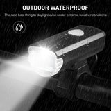 USB Rechargeable Bike Lights for Night Riding Super Bright Front Light and Rear LED Bicycle Light Set Bike Headlight Taillight