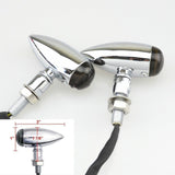 2pcs set Motorcycle Turn Signal Motorcycle Bullet Amber Light Turn Signals Indicator Lighting Lamp Black Motorcycle Turn Signal
