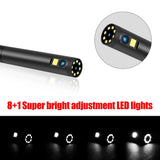 2020 Dual Lens Industrial Endoscope HD Camera 1080p Boroscope Pipe Inspection Camera Flexible Camera Snake with 4.3 inch Screen