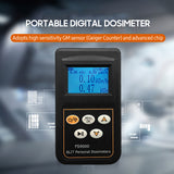 Radiation Tester Digital Backlight Dose Alarm X/γ/Hard β Ray Detecting Current&amp;Cumulative DER Display Geiger Counter Dosimeter