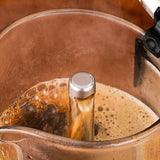 300ML Electric Mocha Coffee Maker Visualization Coffee Maker Moka Pot Espresso For Home Kitchen Office EU Plug