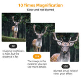 100x22 Professional HD Telescope 30000m Phone Binoculars High Magnification BAK4 Micro Night Vision Telescope for Camping