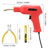Handy Plastic Welding Gun 50W Welder Garage Tools Hot Staplers Machine PVC Plastic Repairing Machine Car Bumper Repair Gun