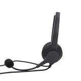 3.5mm Plug Wired Computer Headset Noise Reduction Ergonomic Call Center Headphone with Microphone for Computer