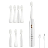 Powerful Ultrasonic Sonic Electric Toothbrush USB Rechargeable Tooth Brush Adult Electronic Washable Whitening Teeth Brush