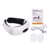 EMS Electric Pulse Neck Treatment Impulse Cervical Vertebra Back Shoulder Pain Relief Massager Relaxation Health Care