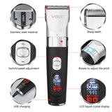 Adjustable 5-speed hair clipper professional electric beard hair trimmer for men rechargeable hair cutting machine barber/family