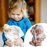 Baby Dolls Handmade Eyes Closed Baby Doll 19 Inch Newborn Baby Doll Full Silicone Baby Dolls  for Christmas Birthday Gift