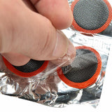 48pcs 25mm Round Bicycle Bike Tire Tyre Rubber Patch Piece Repair Tools Kits for Cycling Tyre Puncture
