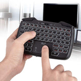 Rii RK707 2.4GHz Wireless Portable Game Controller Keyboard Mouse Combo for PC/Raspberry Pi2/Android TV Google/TV B