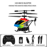 Mini RC Helicopter 2.4G Remote Control Aircraft 3.5CH with Led Light Auto Return Altitude Hold RC Plane Toys for Boys