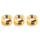 3pcs/Pack Copper Endpin  Strap Buttons Gold for Guitar Bass Parts