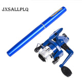 Mini Pen Appearance Fishing Rod Portable Rotating Wheel Fishing Rod 1 Piece Winter Outdoor Fishing Rod Fishing Accessories
