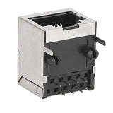 20 Pcs RJ45 Socket 8 Pin Cable Interface Shielded Connector Female 8P8C Modular Network Jack LAN Adapter Connector