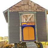 Automatic Chicken Coop Door with Timer Aluminum Alloy LED HD Display Battery Powered Auto Chicken Door Farm Chicken