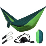 Outdoor Portable Camping Parachute Sleeping Double Hammock Garden Swing Hamac Hanging Chair Flyknit Hamaca Rede Amaca DC12