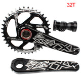 SNAIL 32 34 36 38T Mountain Bike Bike Bicycle Crankset Crank Axle for MTB Upgrade Accessaries Aluminum Alloy Cycling Bike Parts