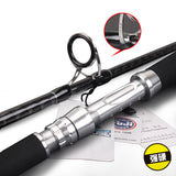 MAD MOUSE  New Japan Fuji Guides Cross Carbon Jigging Rod 1.68m 1.9m Different Hardness 37KGS Boat Rod Jig Rod Ocean Fishing Rod