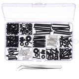 Electric Guitar Screw Kit Assortment Box with Springs for Electric Guitar Bridge,Pickguard Tuner and A Tweezer