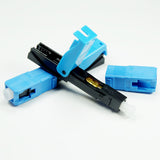 100PCS FTTH SC UPC Optical fiber covered wire SC UPC quick connector FTTH Fiber Optic Fast Connector SC Connector Free shipping