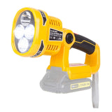 For Dewalt Battery Pack 12W 14.4-20V Flashlight Handheld LED Work Light Lithium Batteries Spotlight USB Outdoor Lamp