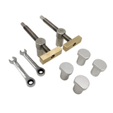 Woodworking Desktop Clip Adjustable Clamp W/ Bench Dog Holes Stop Fast Fixed Clip Quick Fixture Clamping Tool Kit WorkBench Tool