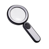 8X Handheld Magnifier Illuminated Reading Jeweler Magnifier Three Colors Adjustable USB Charging Magnifying Glass 21 LED Lights