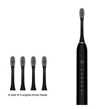 Sonic Electric Toothbrush Ultrasonic Automatic USB Rechargeable IPX7 Waterproof Whitening Teeth Tooth Brush Head Holder Adult