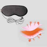Hot Eye Mask USB Heated Eye Mask Warmer 3D Steam Eye Mask Hot Compress Relieve Eye Fatigue Smart Timing Eye Patch Sleep SN-Hot