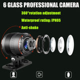 MT28 WIFI Motorcycle DVR Dash Cam Dual Lens HD 1080P Motorbike Video Recorder Night Vision GPS Dashcam Waterproof IP67