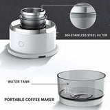 Portable One-Touch Pour Over Drip Coffee Maker Pour Over Drip Coffee Brewer With Stainless Steel Filter