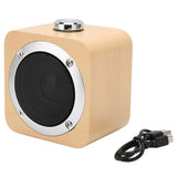 Bluetooth Speaker Stereo Rechargeable Portable High Power Full Frequency Wooden Wireless Speaker for Cellphone Laptop