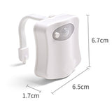 16 color toilet small night light PIR motion sensor toilet light LED bathroom Night light Toilet light is used for bathroom rest