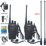 2pcs/lot baofeng BF-888S Walkie talkie Two-way radio set BF 888s UHF 400-470MHz 16CH walkie-talkie Radio Transceiver