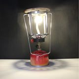 Large Outdoor Fuel Lamp Gauze Glass Cover Gas Lamp Portable Lighting Lamp Camping Light