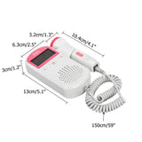 Household Doppler Fetal Heart Rate Monitor Home Pregancy Baby & Fetal Sound Medical Detector LCD Display No Radiation 3.0MHz