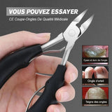 Good He 5pcs Nail Clippers Pedicure Tools Set Stainless Steel Foot Care Kit Foot Rasp Dead Skin Remover for Men Women Salon Home
