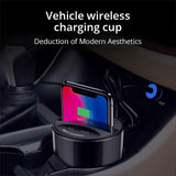 Fast Wireless Car Charger Cup for Samsung S10/S9/S8/Note10 10W Qi Wireless Charging Car Cup for IPhone 11Pro/Xs Max/Xr/8