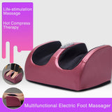 Foot Massage Machine Hot Compress Shiatsu Foot Heating Thearpy Kneading for Pain Relief Muscle Stimulation Massager Parents Gift
