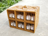 Plastic Bird Cage Portable Express Shipping Parrot Budgie Bird Cage Bird House Pet Shop Display Storage Birds Cage Bird Supplies